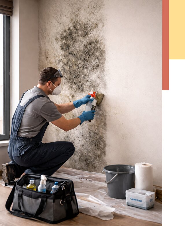 Удаление плесени со стен в Скопине от 2241 руб. — быстро и недорого | ОТДЕЛОЧНИК-Скп