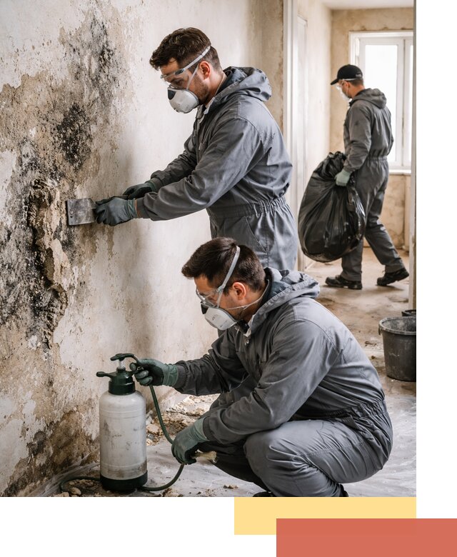 Удаление плесени со стен профессионально в Скопине