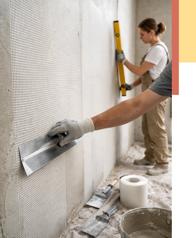 Армирование стен стеклосеткой в Скопине от 3335 руб. под ключ | ОТДЕЛОЧНИК-Скп