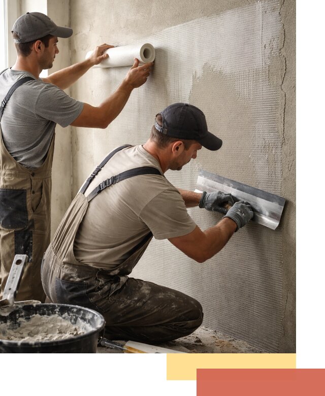 Армирование стен стеклосеткой в Скопине для прочной отделки