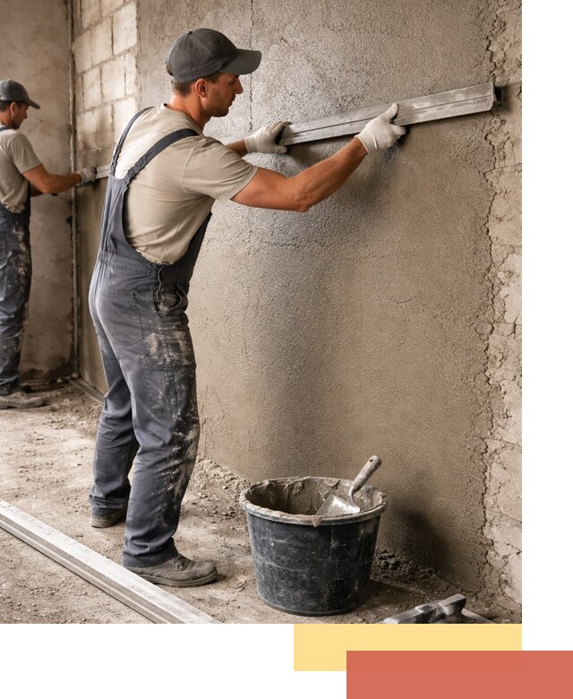 Штукатурка стен цементно-песчаная в Скопине профессионально