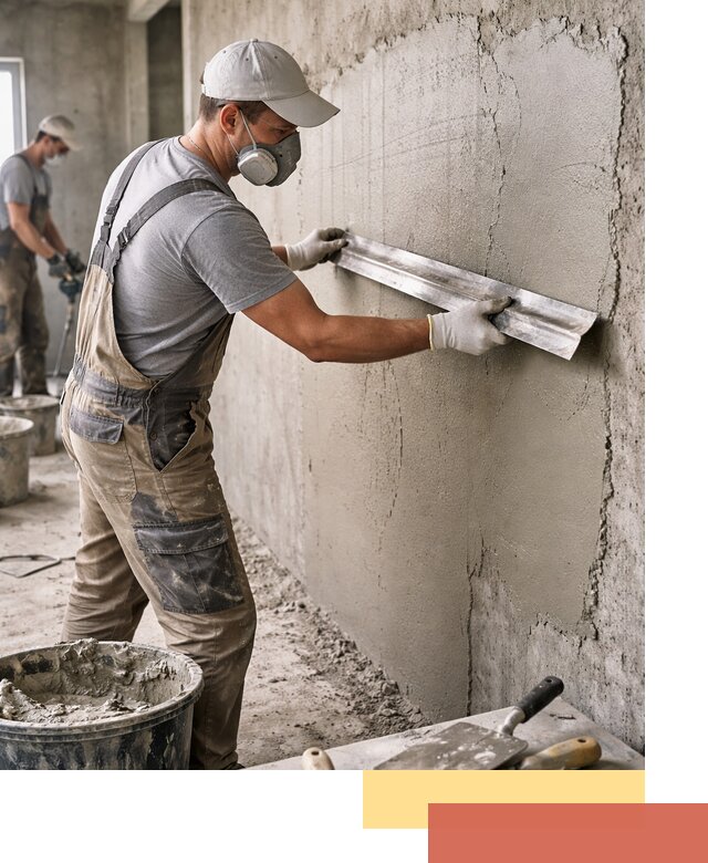 Штукатурка бетонных стен в Скопине качественно и долговечно