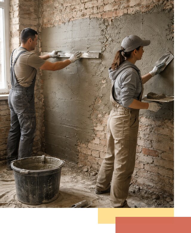 Штукатурка кирпичных стен в Скопине — качественно и надежно