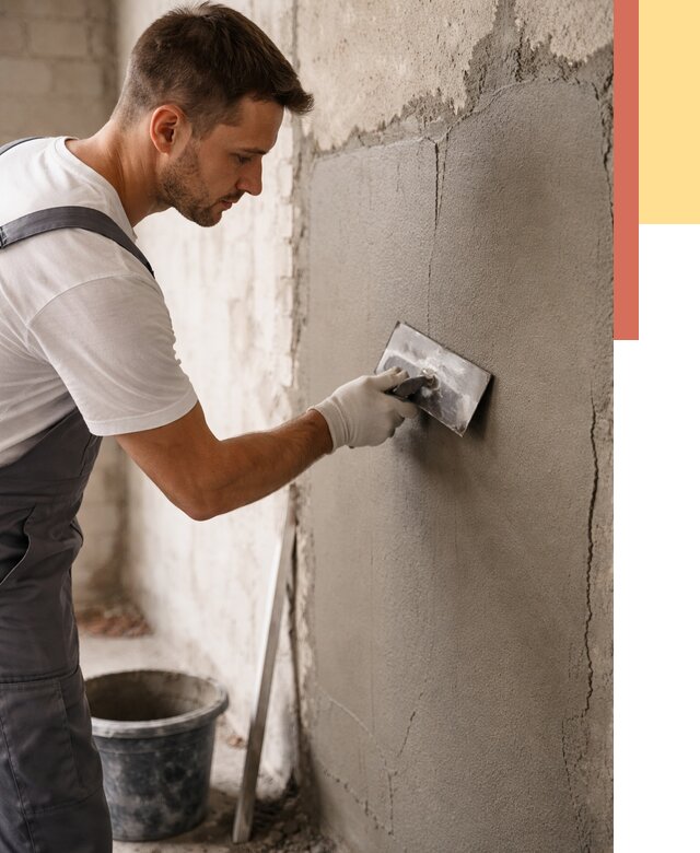 Штукатурка стен под плитку в Скопине от 4377 руб./м2 — выравнивание под плитку | ОТДЕЛОЧНИК-Скп