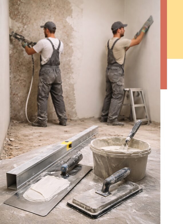 Штукатурка стен под обои в Скопине от 4689 руб./м2 — выравнивание под обои | ОТДЕЛОЧНИК-Скп