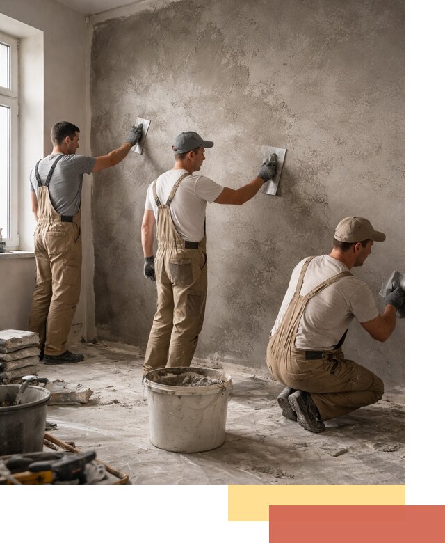 Декоративная штукатурка под бетон в Скопине для стен и потолков