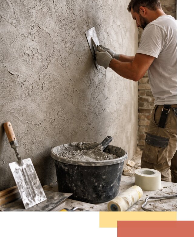 Декоративная штукатурка лофт в Скопине — отделка стен и потолков