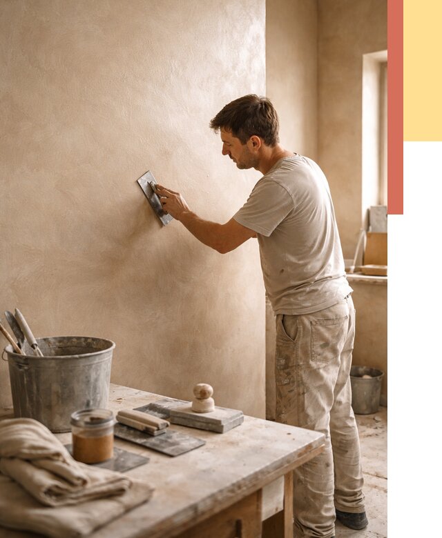 Марокканская штукатурка таделакт в Скопине под ключ от 4377 руб. | ОТДЕЛОЧНИК-Скп