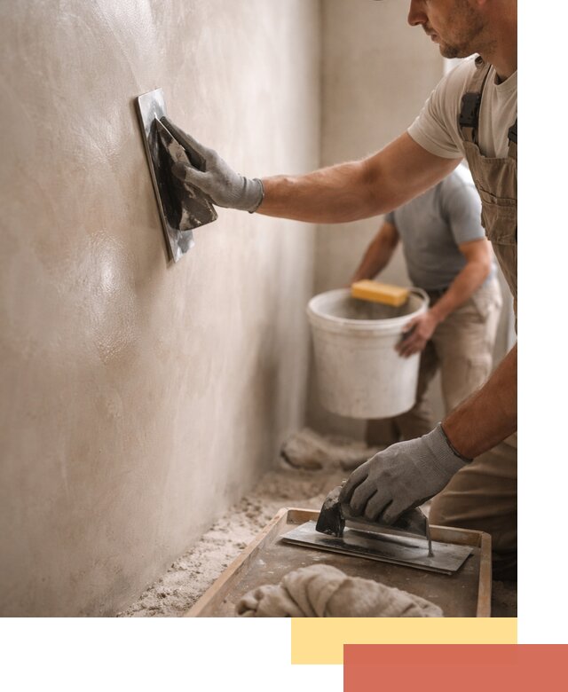 Нанесение марокканской штукатурки таделакт в Скопине