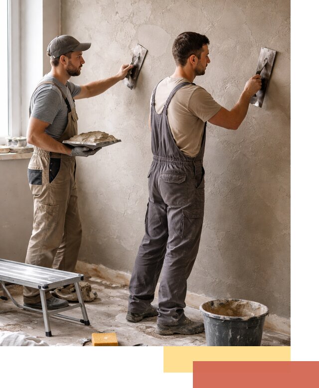 Ремонт декоративной штукатурки и восстановление фактуры в Скопине