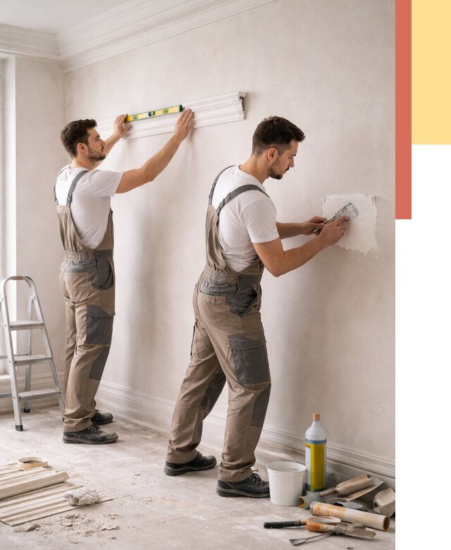 Монтаж лепнины на стены в Скопине от 4689 руб. — недорого, быстро | ОТДЕЛОЧНИК-Скп