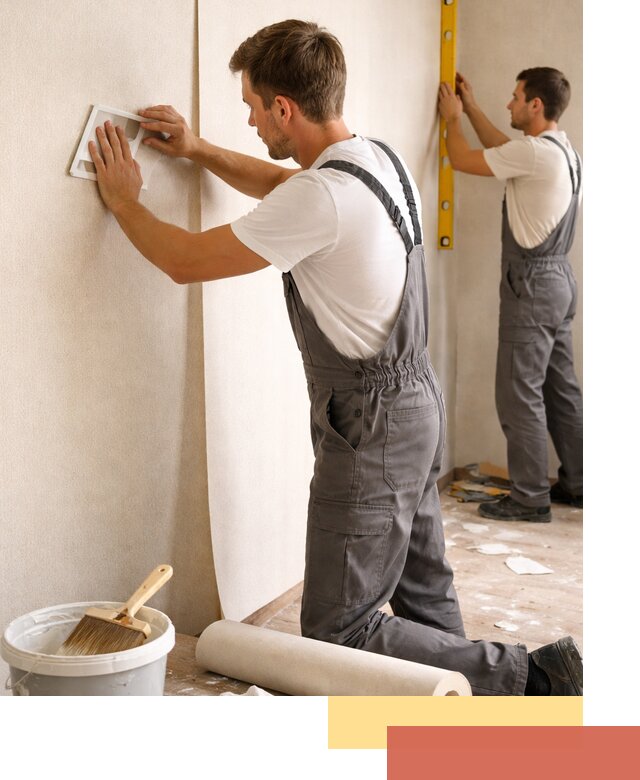 Поклейка бумажных обоев в Скопине качественно и недорого