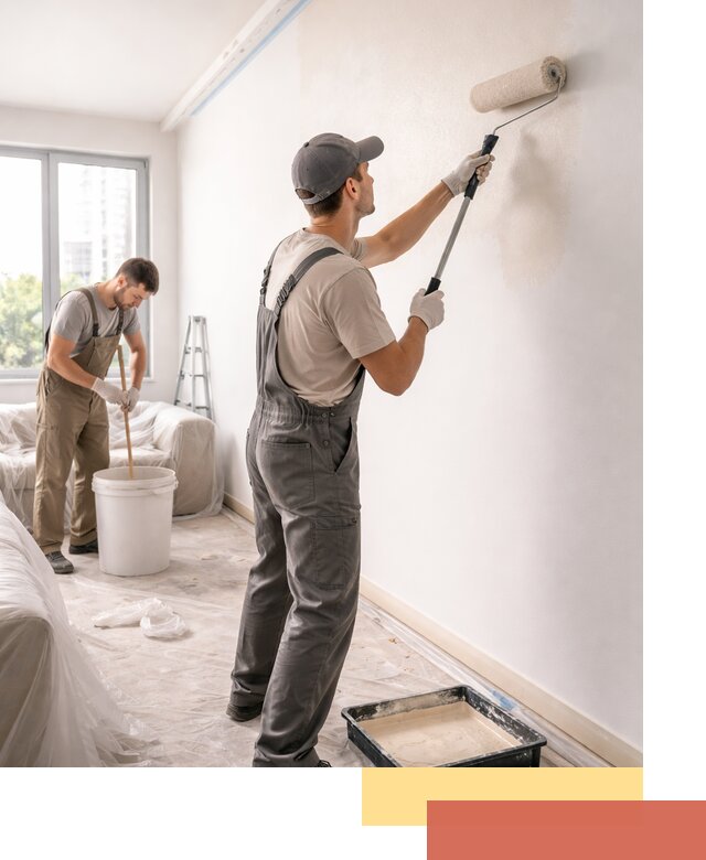 Покраска стен в офисе в Скопине — быстрый и качественный ремонт