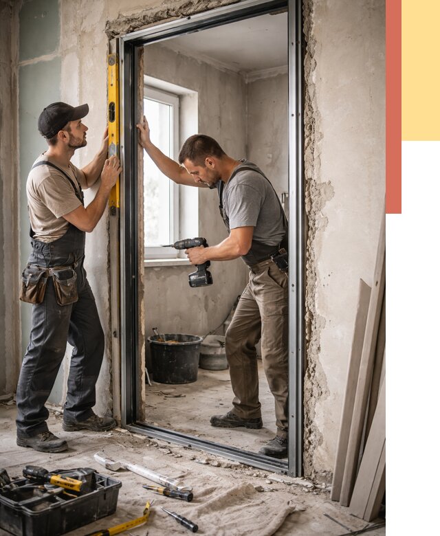 Закладка дверного проема в Скопине от 3647 руб. — быстро и недорого | ОТДЕЛОЧНИК-Скп