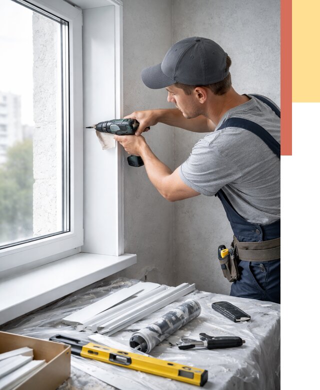 Установка пластиковых откосов в Скопине от 2345 руб. | ОТДЕЛОЧНИК-Скп монтаж, быстро и недорого