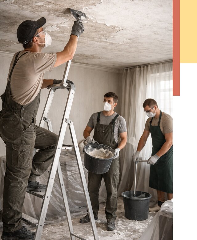 Удаление побелки с потолка в Скопине от 2605 руб. быстро и недорого | ОТДЕЛОЧНИК-Скп