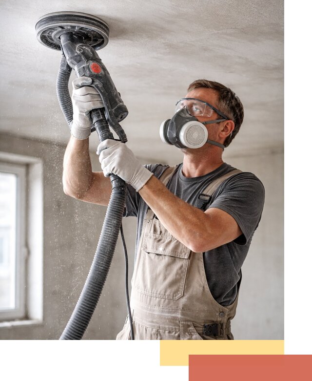 Шлифовка потолка в Скопине — качественная подготовка под отделку