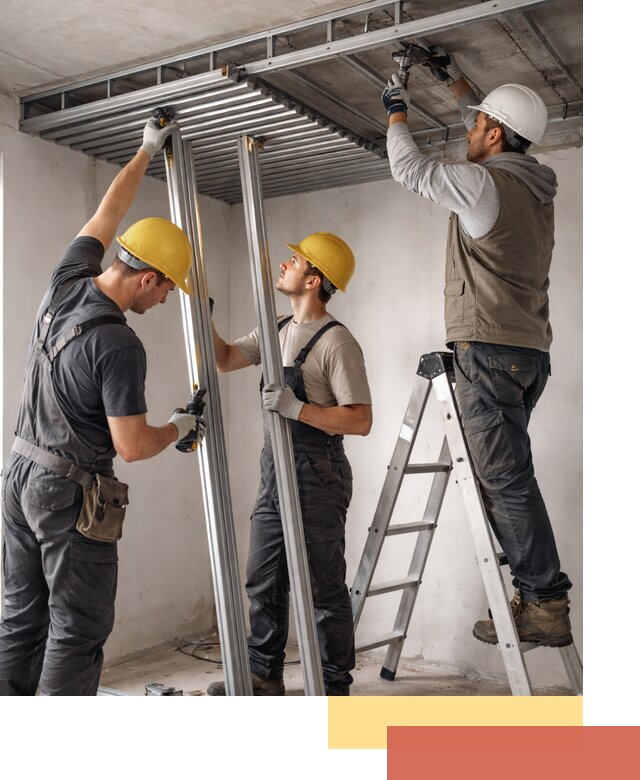 Монтаж реечного потолка под ключ в Скопине