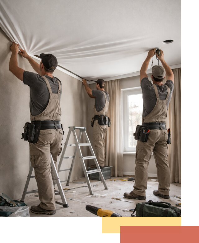 Монтаж матового натяжного потолка в Скопине качественно и быстро