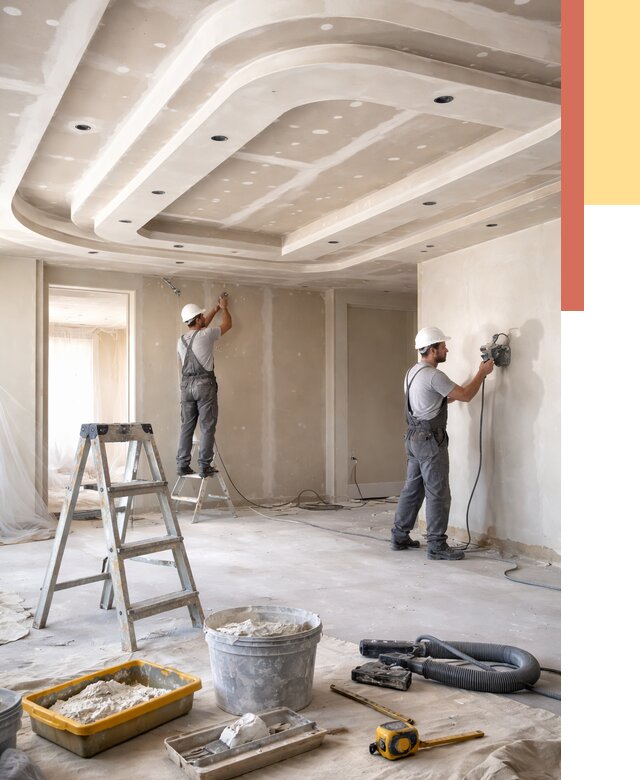 Многоуровневый потолок из гипсокартона в Скопине от 782 руб. под ключ | ОТДЕЛОЧНИК-Скп