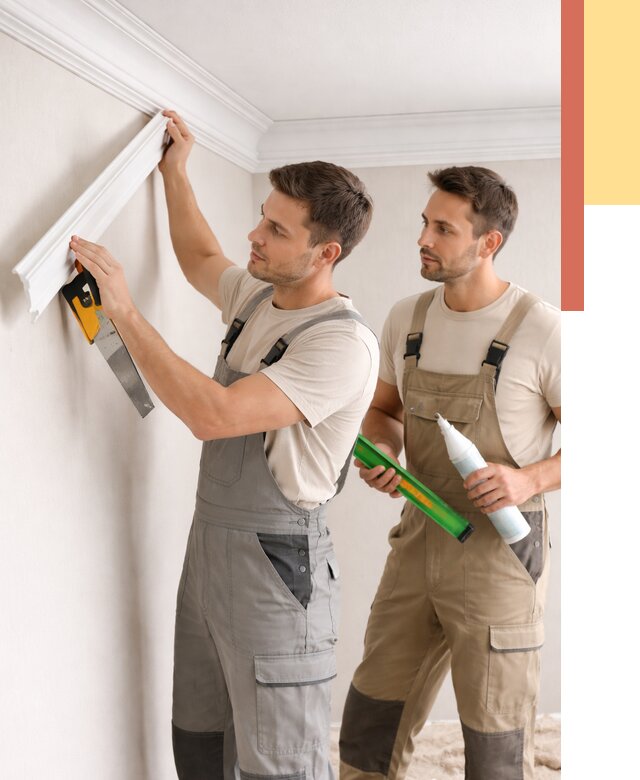 Монтаж потолочного плинтуса в Скопине от 2397 руб. — быстро и недорого | ОТДЕЛОЧНИК-Скп