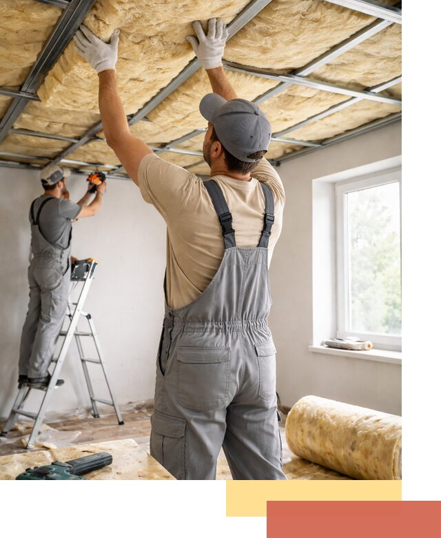 Утепление потолка под ключ в Скопине качественно и быстро