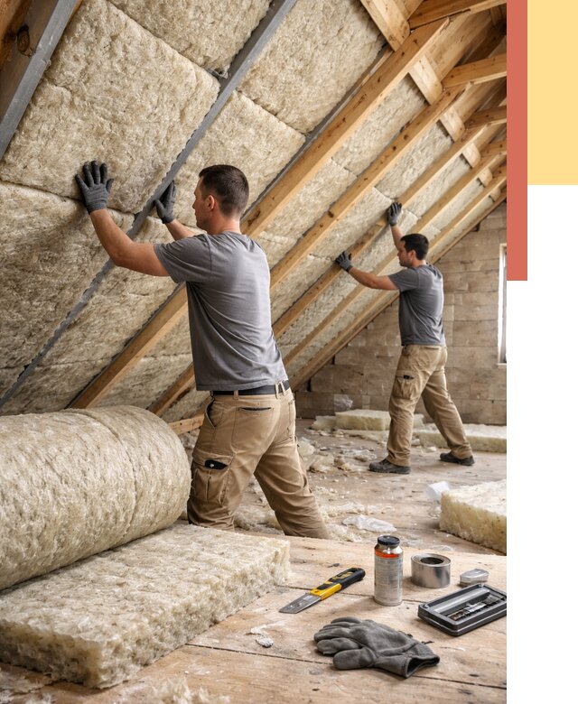 Утепление потолка минватой в Скопине от 1511 руб. — быстро и недорого | ОТДЕЛОЧНИК-Скп