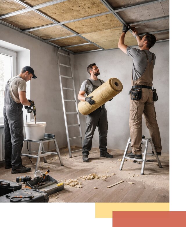 Шумоизоляция потолка в Скопине: профессиональный монтаж и отделка