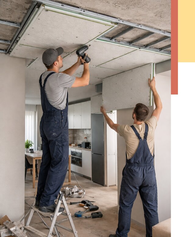 Шумоизоляция потолка панелями зипс в Скопине от 1928 руб. под ключ | ОТДЕЛОЧНИК-Скп